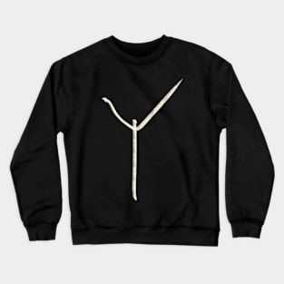 Hand Drawn Letter Y Crewneck Sweatshirt